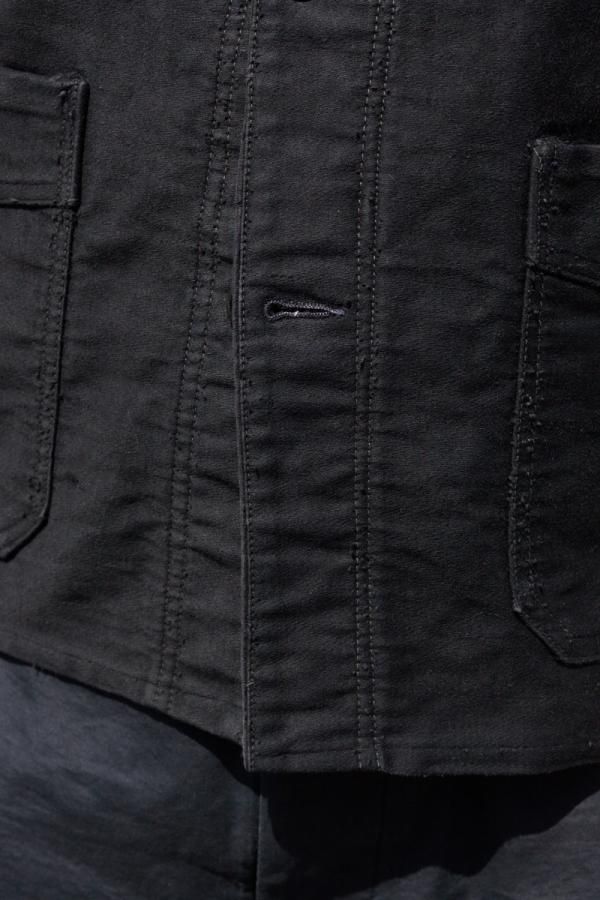 VINTAGE ITEM】VINTAGE BLACK MOLESKIN JACKET-SLOW＆STEADY