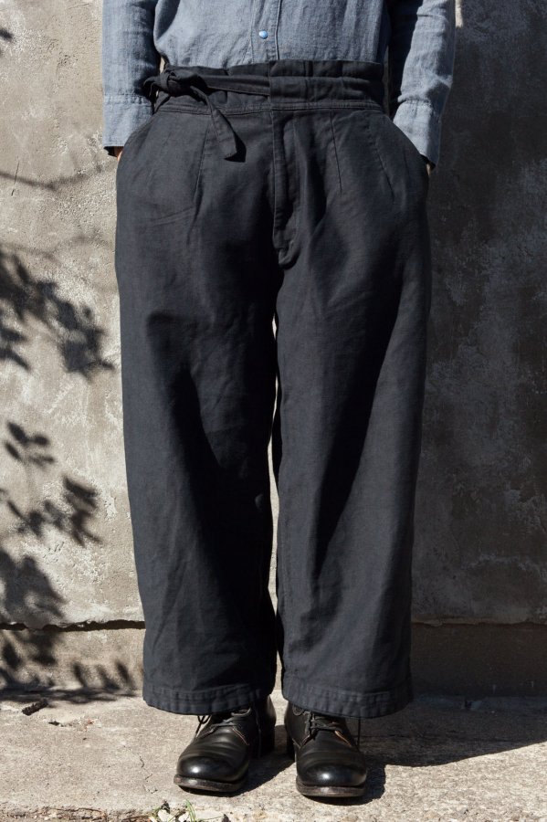 PORTER CLASSIC】MOLESKIN CHINESE PANTS-SLOW&STEADY