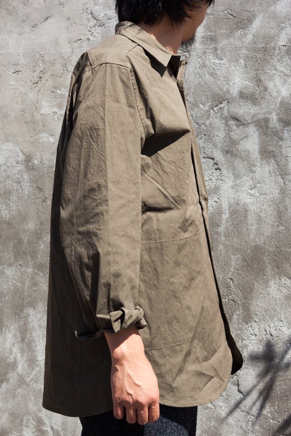 FRANK LEDER】WASHED GERMAN VENTILE COTTON SHIRT JACKET-SLOW＆STEADY