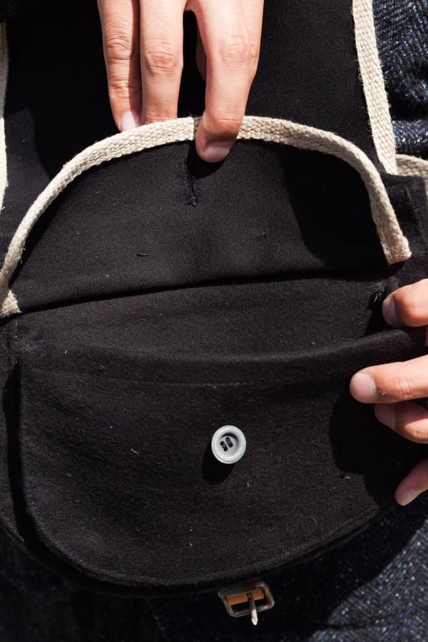 FRANK LEDER】DEUTSCHLEDER × PLANT DYED DEER LEATHER SHOULDER