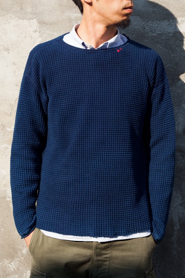 PORTER CLASSIC】FRENCH THERMAL CREWNECK-SLOW&STEADY