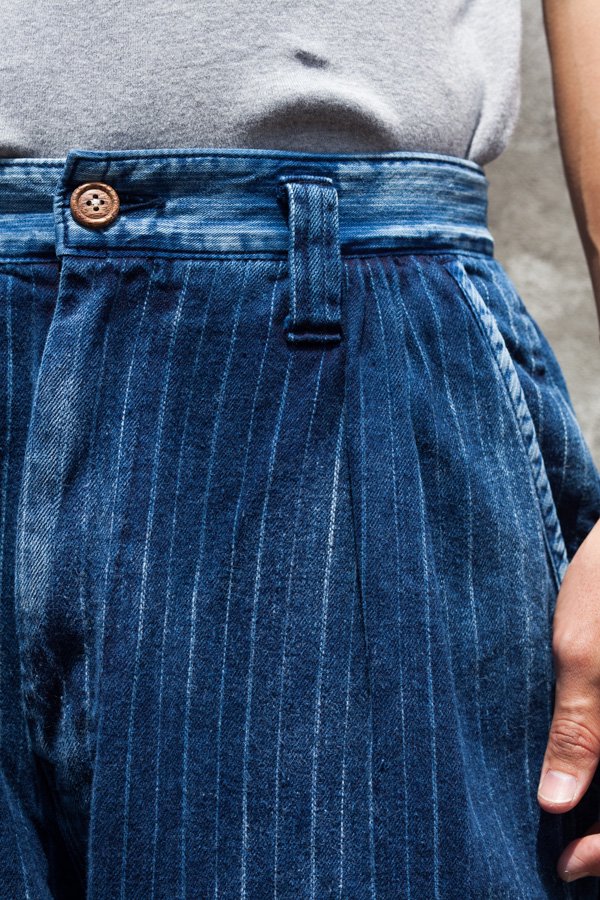 PORTER CLASSIC】HAWAIIAN DENIM PANTS-SLOW&STEADY