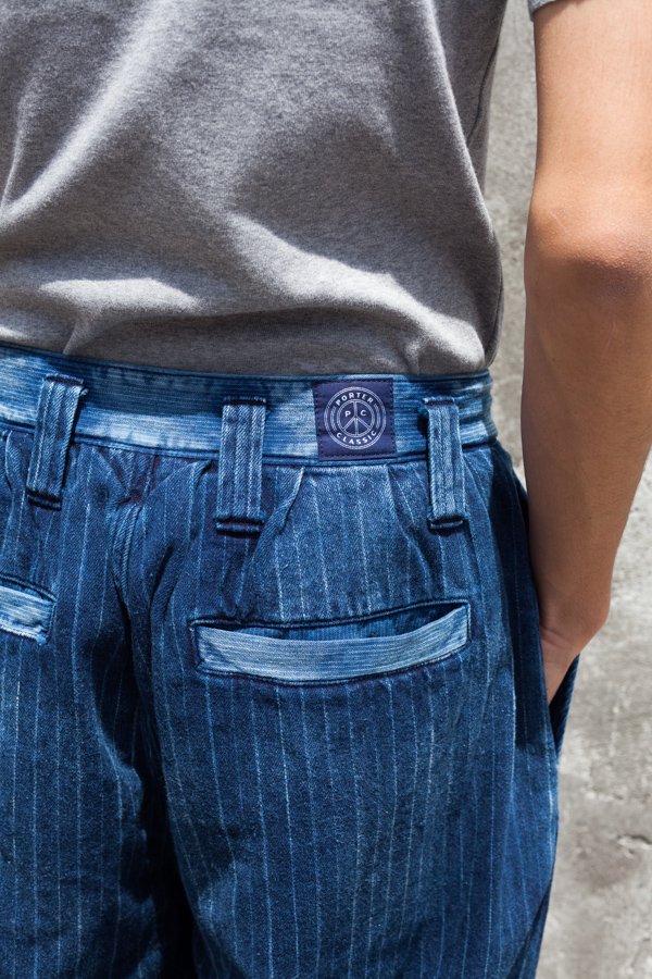 PORTER CLASSIC】HAWAIIAN DENIM PANTS-SLOW&STEADY