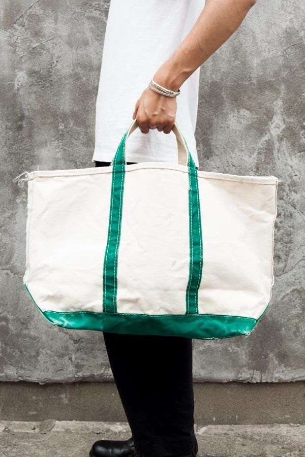 80's L.L.Beanエルエルビーンtote bag トートバッグ-