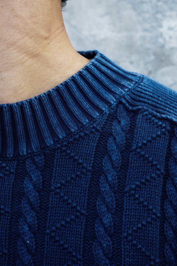 PORTER CLASSIC】FISHERMAN KNIT-SLOW&STEADY