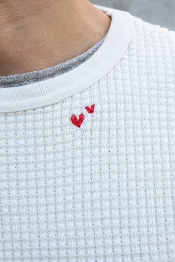 PORTER CLASSIC】FRENCH THERMAL CREWNECK-SLOW&STEADY