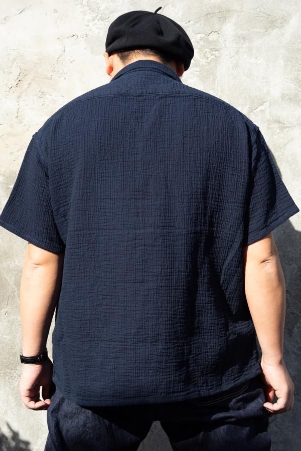 PORTER CLASSIC】SASHIKO SUPER LIGHT SWEAT SHIRTS-SLOW&STEADY