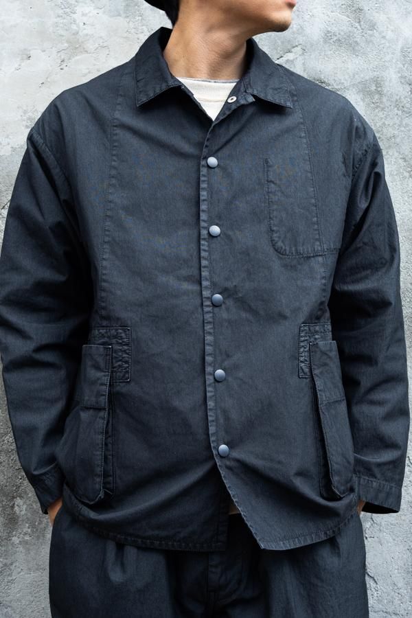 ポプリンミルシャツジャケットporter classic POPLIN MIL-SHIRT JACKET