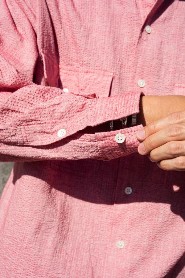 PORTER CLASSIC】ROLL UP SHIJIRA STRIPE SHIRT-SLOW&STEADY