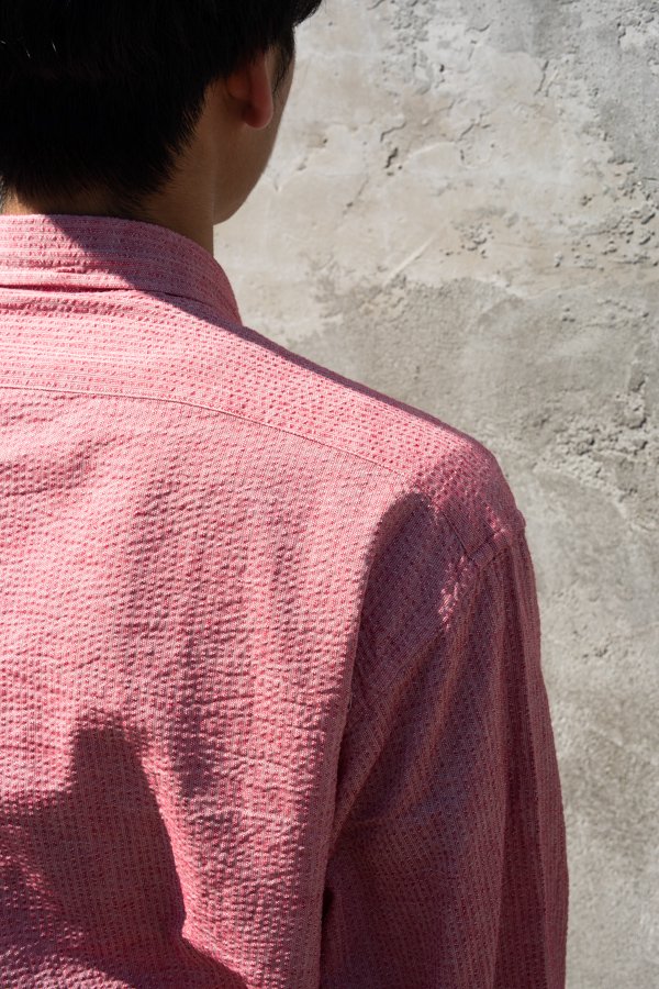 PORTER CLASSIC】ROLL UP SHIJIRA STRIPE SHIRT-SLOW&STEADY