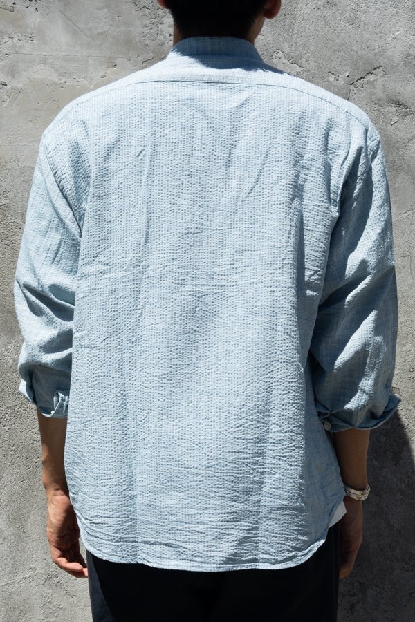 PORTER CLASSIC】ROLL UP SHIJIRA STRIPE SHIRT-SLOW&STEADY