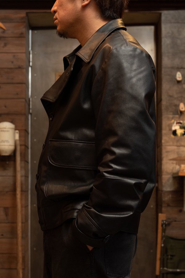 PORTER CLASSIC】GOAT LEATHER FLIGHT JACKET-SLOW&STEADY