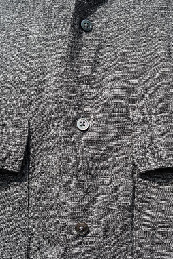 PORTER CLASSIC】ROLL UP BANBOO LINEN SHIRT-SLOW&STEADY