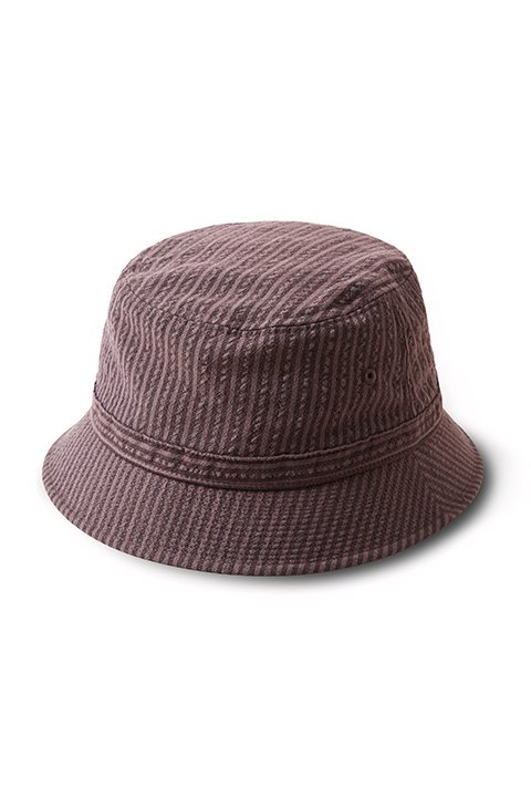 PHIGVEL】BUCKET HAT (SEERSUCKER STRIPE) -SLOW＆STEADY