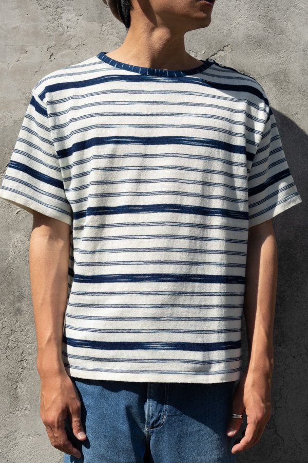 PORTER CLASSIC】KASURI KNIT SHORT SLEEVE SHIRT-SLOW&STEADY