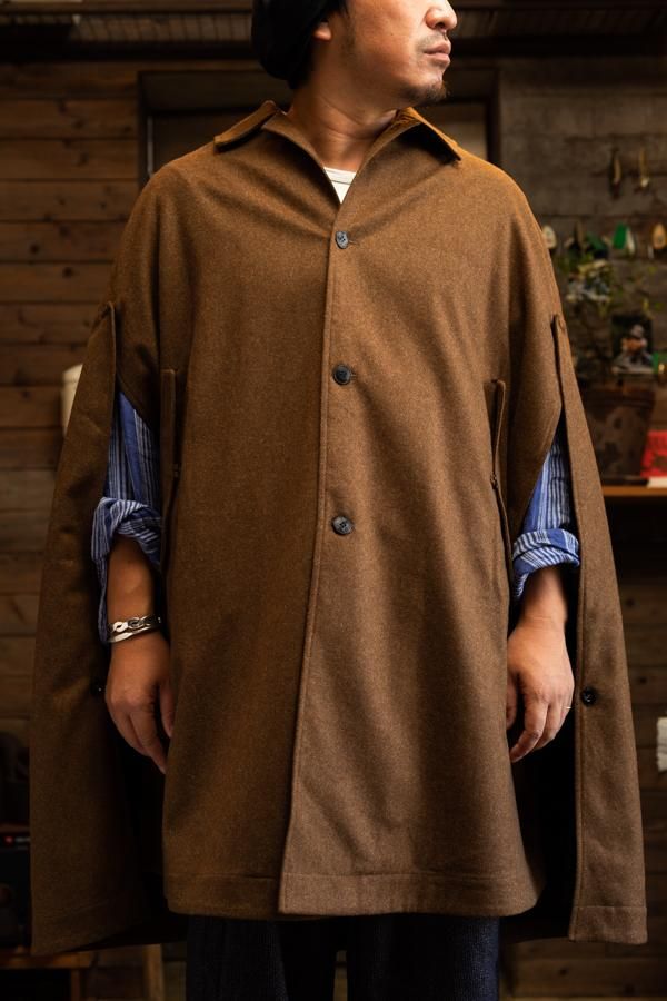 FRANK LEDER】LIGHT WEIGHT LODEN WOOL CAPE-SLOW&STEADY