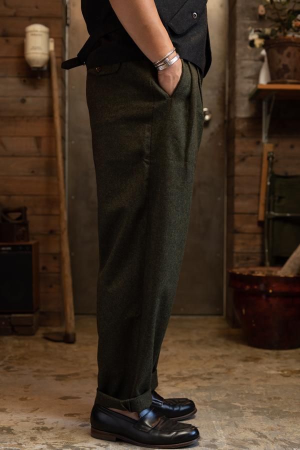 24AW フランクリーダー ローデンウール 1タック ワイド