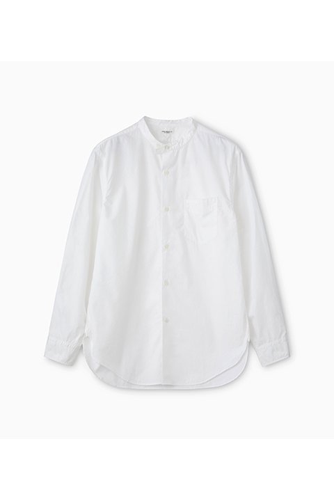 PHIGVEL BAND COLLAR SHIRT ストライプ メンズ | cubeselection.com