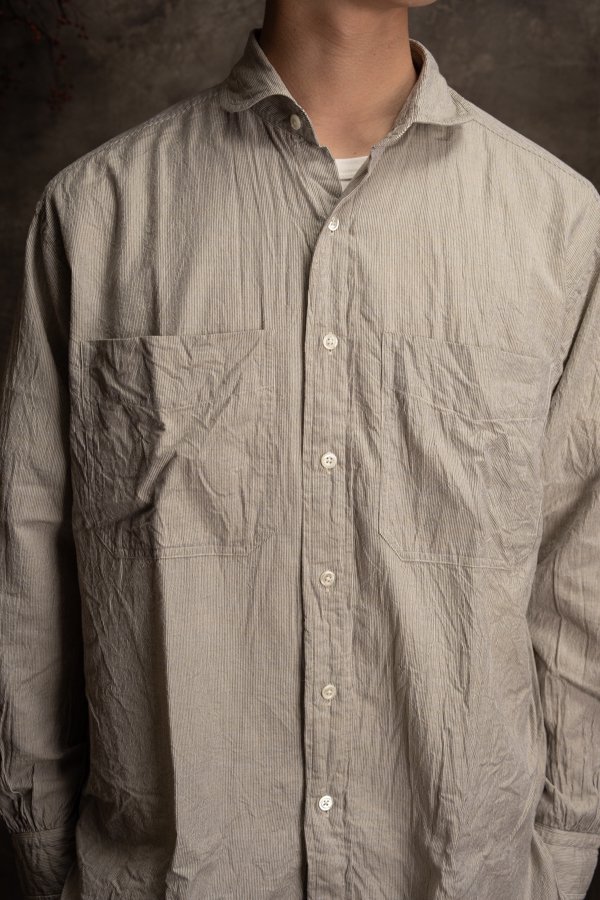 PORTER CLASSIC】WIDE POCKET SHIRT-SLOW&STEADY