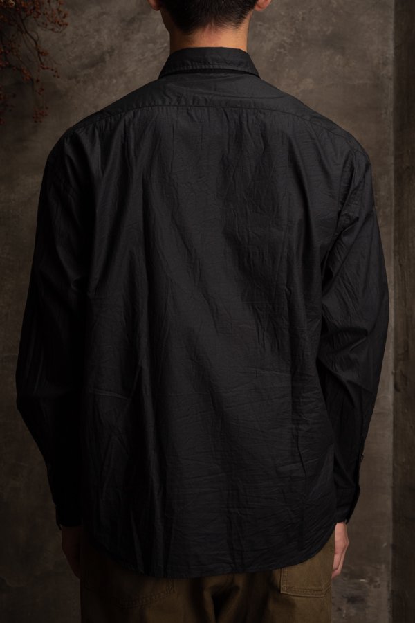 PORTER CLASSIC】ROLL UP MICRO TWILL SHIRT-SLOW&STEADY