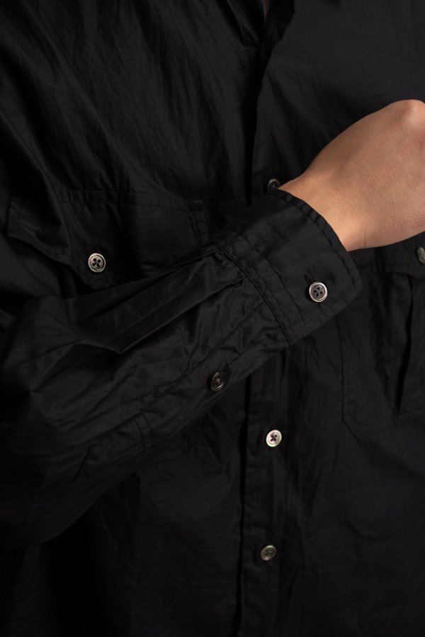 PORTER CLASSIC】ROLL UP MICRO TWILL SHIRT-SLOW&STEADY