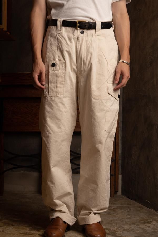 KLASICA 1960 (C-Twill) CARGO POCKET TROUSERS / HIGH DENSITY