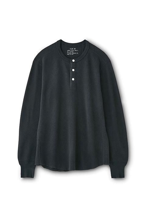 PHIGVEL＞フィグベルTHERMAL HENLEY TO phigvel makers co. | thermal henley top natural – stuf|f