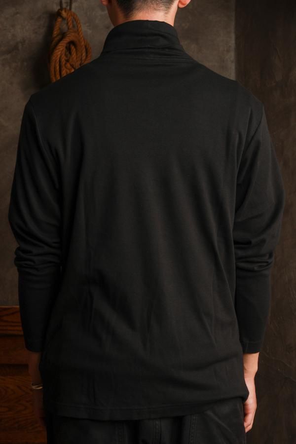 PORTER CLASSIC】COTTON STRETCH TURTLENECK-SLOW&STEADY