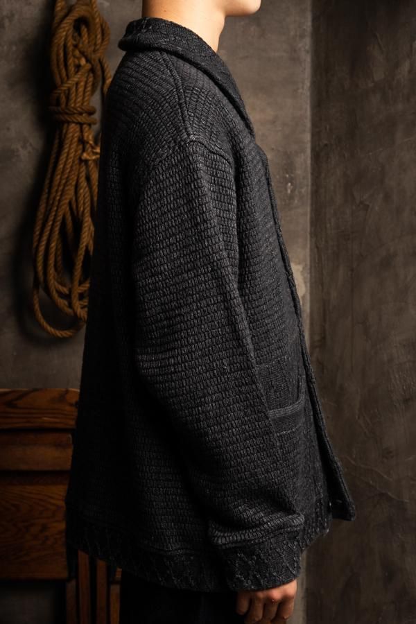 PORTER CLASSIC】BEATNIK KENDO KNIT CARDIGAN-SLOW&STEADY