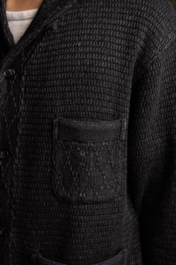 PORTER CLASSIC】BEATNIK KENDO KNIT CARDIGAN-SLOW&STEADY