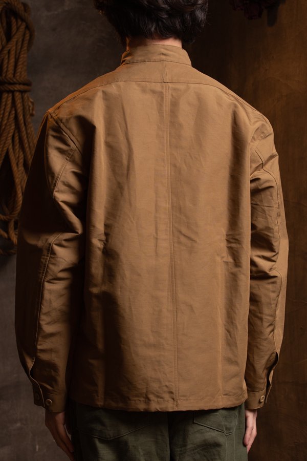 【PHIGVEL】COTTON LINEN STAND COLLAR JACKET-SLOW＆STEADY