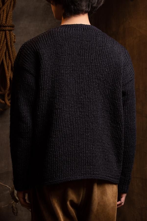 PHIGVEL HAND-KNITTING ZIP SWEATER フィグベル - ニット/セーター