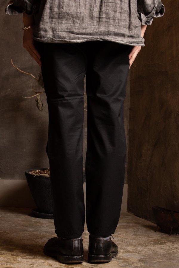 Porter Classic GABARDINE SLIM PANTS 黒　Lパンツ