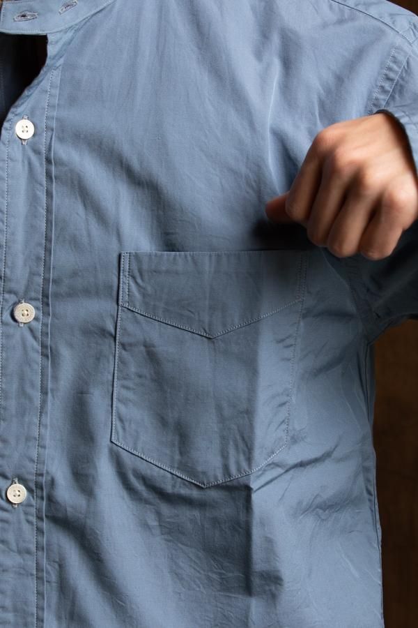 PHIGVEL】BAND COLLAR DRESS SHIRT-SLOW＆STEADY