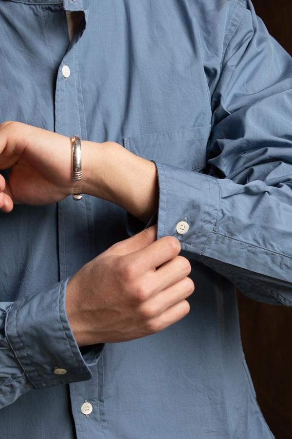 PHIGVEL】BAND COLLAR DRESS SHIRT-SLOW＆STEADY