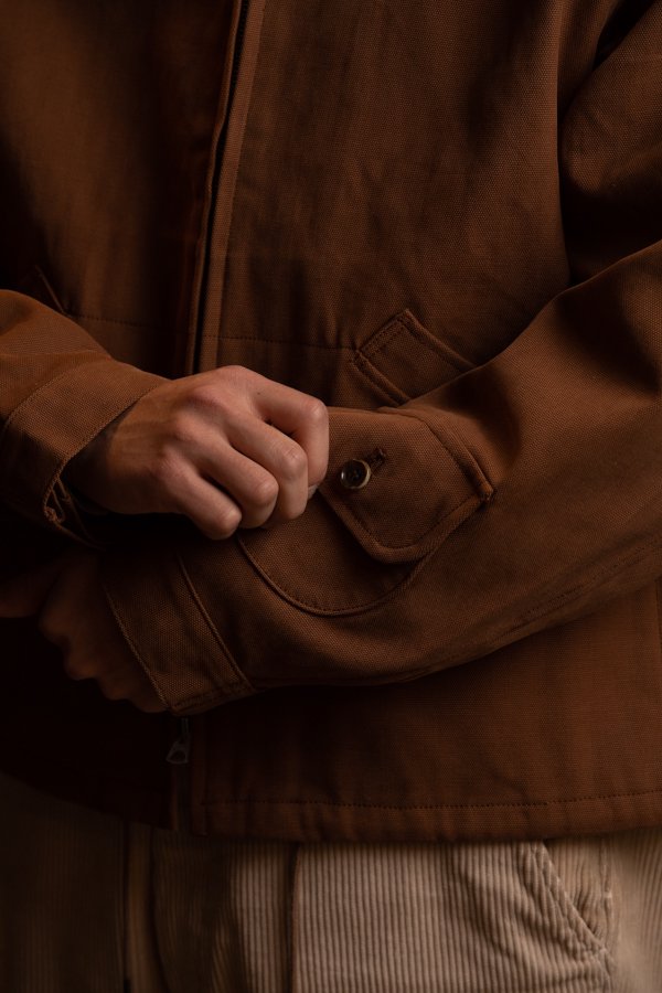 PHIGVEL】DUCK CLOTH SPORTING JACKET-SLOW＆STEADY