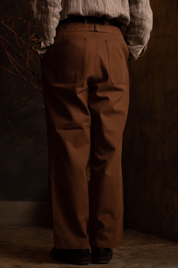 PHIGVEL】DUCK CLOTH DOUBLE KNEE PANTS-SLOW＆STEADY