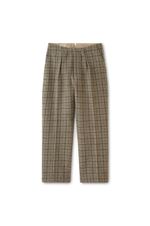 最大80％オフ PHIGVEL】TATTERSALL TROUSERS-SLOW＆STEADY CHECK パンツ