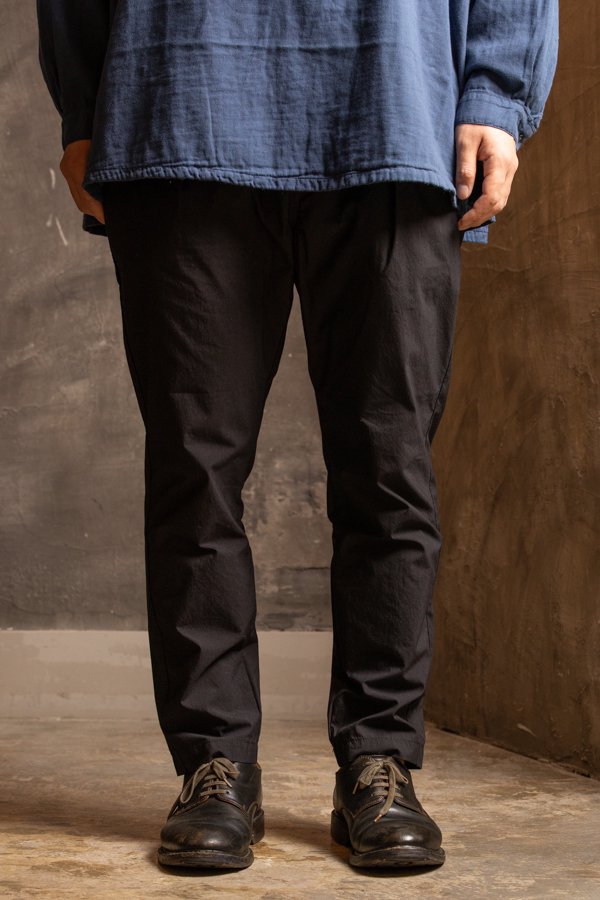 PORTER CLASSIC】POPLIN ASTAIRE PANTS-SLOW&STEADY