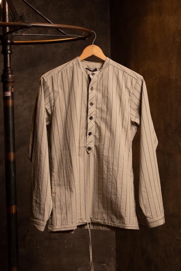 FRANK LEDER-Stripe Linen shirts