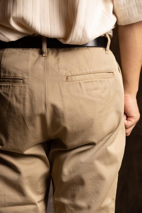 PORTER CLASSIC】ASTAIRE CHINOS/KHAKI-SLOW&STEADY