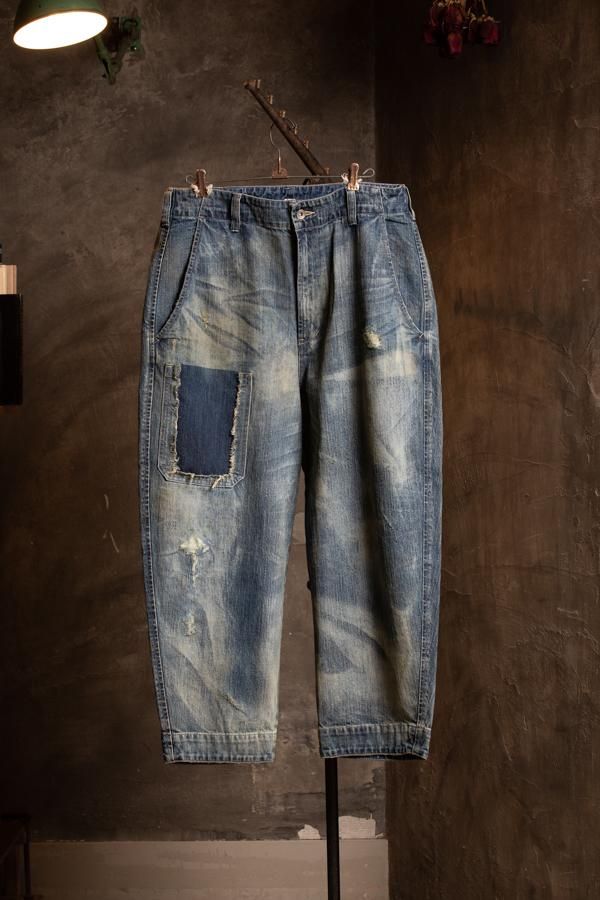 PORTER CLASSIC】 STEINBECK DENIM POCKET PANTS-SLOW&STEADY PORTER CLASSIC】 STEINBECK DENIM POCKET PANTS-SLOW&STEADY
