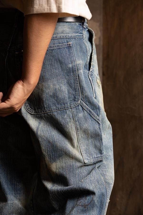 PORTER CLASSIC】 STEINBECK DENIM PAINTER PANTS-SLOW&STEADY