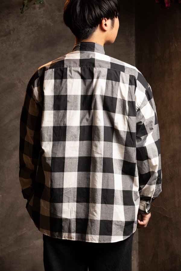 BLOCK CHECK LONG SHIRT 42サイズ | camillevieraservices.com