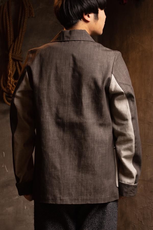 FRANK LEDER】VINTAGE FABRIC EDITION GERMAN BROWN DENIM FRANK LEDER】VINTAGE FABRIC EDITION GERMAN BROWN DENIM
