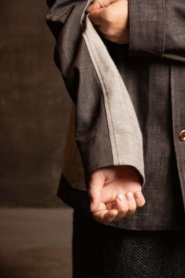 FRANK LEDER】VINTAGE FABRIC EDITION GERMAN BROWN DENIM JACKET