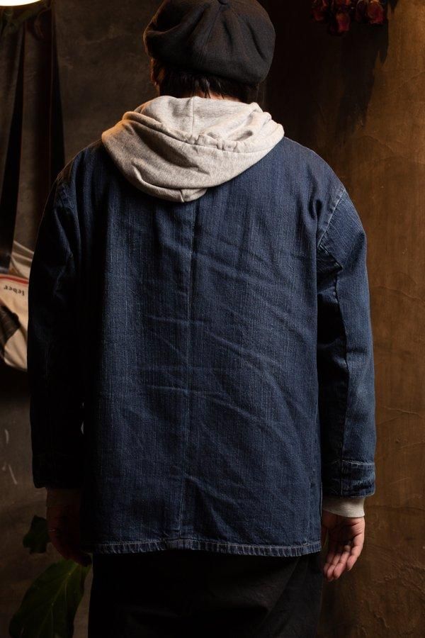 PORTER CLASSIC】STEINBECK DENIM COVERALLS-NAVY-SLOW&STEADY
