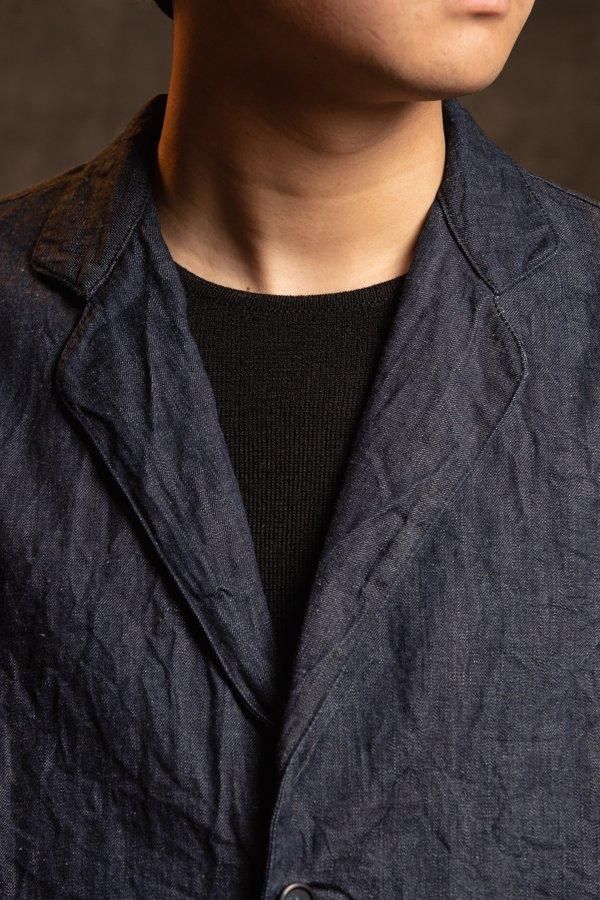 PORTER CLASSIC】CLASSIC DENIM WIDE JACKET-NAVY-SLOW&STEADY