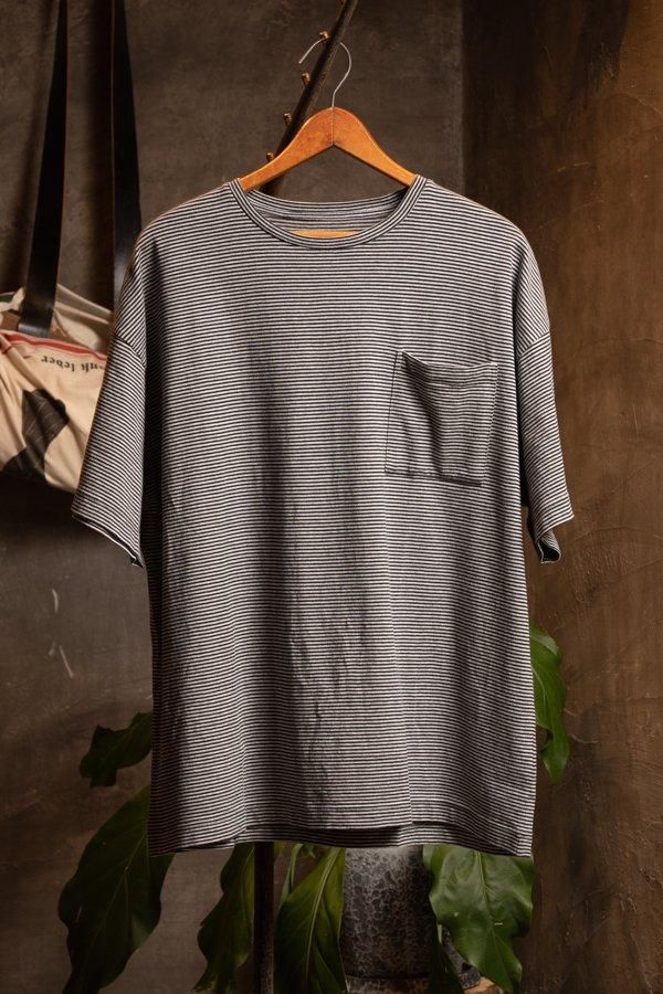 トップス PORTER CLASSIC BEATNIK BORDER T-SHIRT PORTER CLASSIC, BEATNIK BORDER T-SHIRT | Purveyors