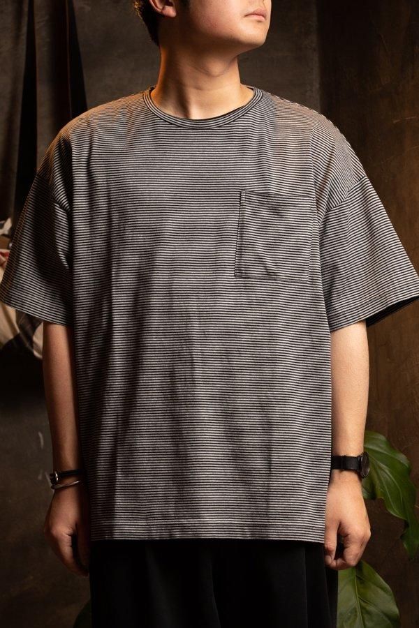 トップス PORTER CLASSIC BEATNIK BORDER T-SHIRT H/W BEATNIK BORDER T-SHIRT（ハンドワーク ビートニク ボーダー